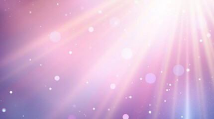 Pink and Purple Light Rays with Bokeh