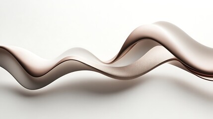 Obraz premium Abstract image shows curved flowing shapes with layered textures