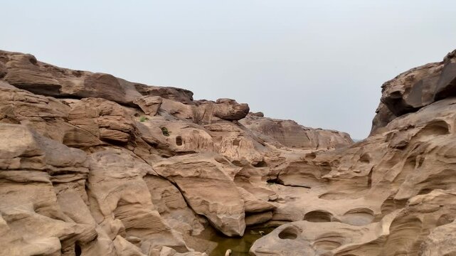 Sam Phan Bok (Three thousand holes) place of destination at Ubon Ratchathani province in Thailand