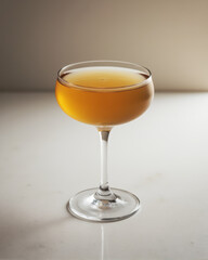 Bamboo Cocktail - Sherry, Vermouth, Bitters, Nick & Nora