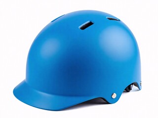 Fototapeta premium blue helmet isolated on white