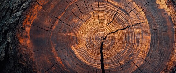 Aged Tree Cross Section