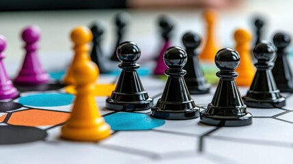 Engaging chess game in progress symbolizing community token adoption and strategic thinking in collaborative environments