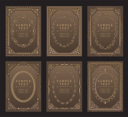 アンティーク　ビンテージ　フレーム飾り枠
