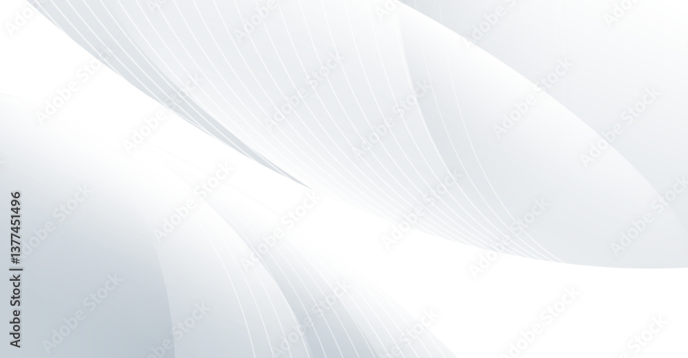 Poster white light texture background wave abstract design. for template layout posters or banner.