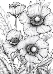 Flower Coloring Page