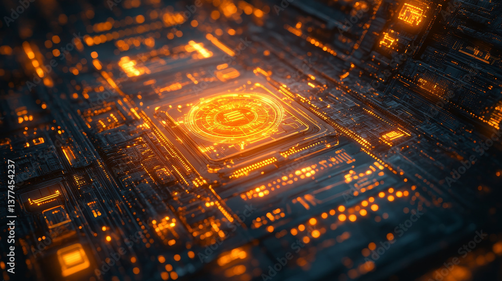 Poster digital security hub with multi layered encryption technology