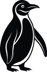 Penguin Silhouette Vector Illustration