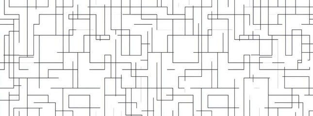 White background with simple geometric shapes for a minimalistic design, perfect as an abstract banner or wallpaper. The pattern of squares and rectangles