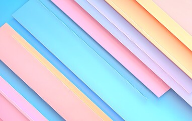 Fototapeta premium Abstract Pastel Shapes