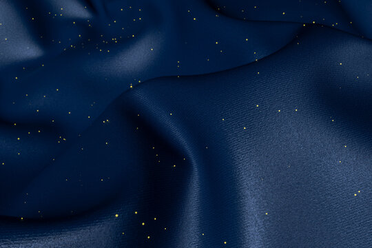 Blue textured fabric