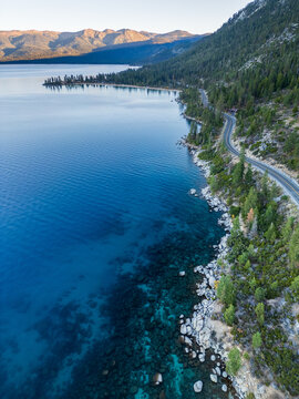 South Lake Tahoe Upright Aerial