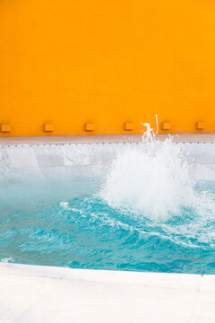 Yellow blue white