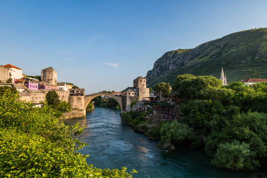 Mostar Bridge and river