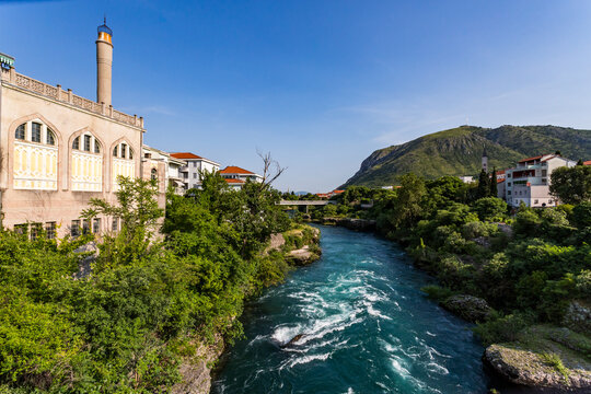 Mostar city river
