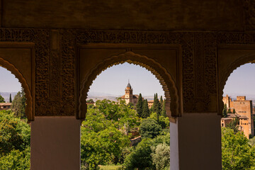 Granada through the archways
