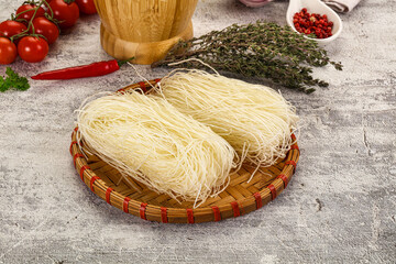 Dry Raw rice noodles Funchosa