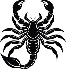 Scorpion Silhouette Vector Illustration
