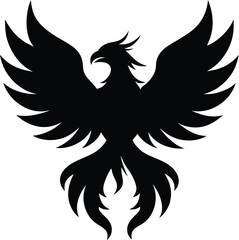 Phoenix Silhouette Vector Illustration