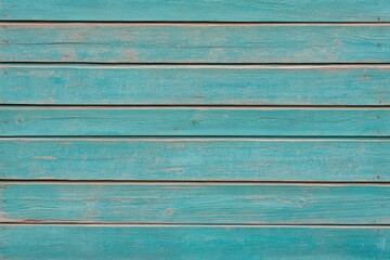 Aged teal wood planks