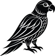 Parrot Silhouette Vector Illustration