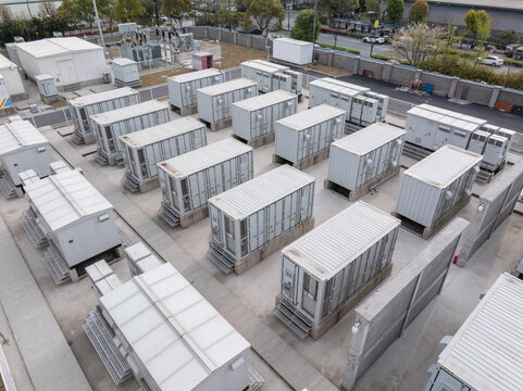 energy storage system or battery container unit