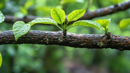 Fresh, New Growth on a Branch