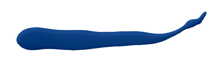 Fototapeta premium blue brush isolated on transparent background