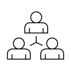 Team Line Icon. Startup, Success, Growth Editable Stroke Vector Illustration