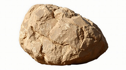 Naklejka premium Large rock stone isolated on transparent background png