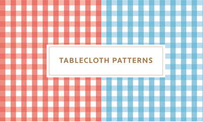 Tablecloth seamless patterns