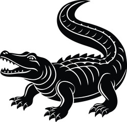 alligator vector silhouette