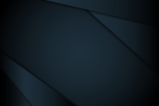 Minimalist blue premium abstract background with luxury geometric dark shapes.