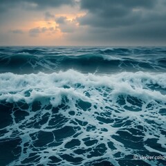 Fototapeta premium waves on the sea