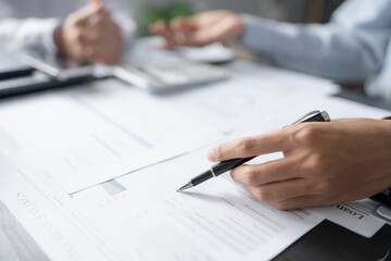 Business People Meeting Design Ideas professional investor working new start up project. Concept. business planning in office.