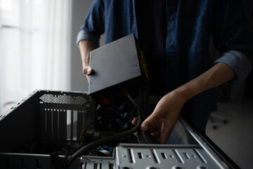 IT Engineer installing Hardware Equipment Development Facility Engineer  Maintenance computer...