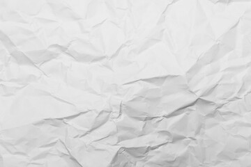 White Paper Texture background. Crumpled white paper abstract shape background with space paper recycle for text