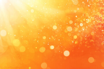 Abstract orange background light yellow corner spotlight, faint dark orange vintage grunge background texture orange paper layout design for warm colorful background, rich bright hot sunny color 