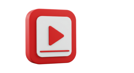 Isolated Youtube Logo Icon