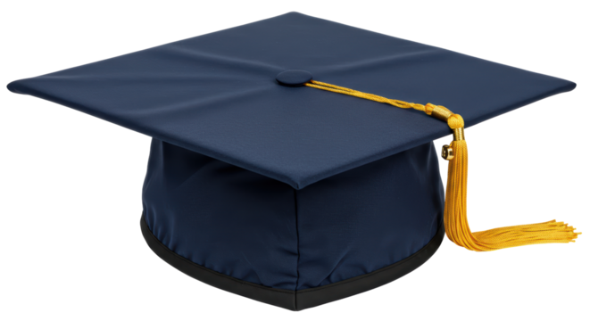 Isolated Graduation Cap