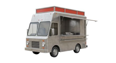 Isolated Food Truck