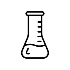 Set of Chemical test tube. Glass tube. Flask template. Glass container. Flask of poison. Jar icon. Medicine vial. Logo template. Chemical test tube silhouette. Laboratory tube. Flask icon.
