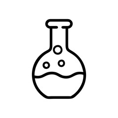 Chemistry Lab Equipment Vector Icons for Scientific Research Use. chemistry icon set, set of laboratory equipment, vector, vectoral drawing. Set of Chemical test tube. Glass tube. Flask template.