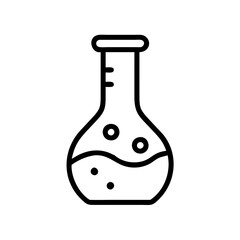 Chemistry Lab Equipment Vector Icons for Scientific Research Use. chemistry icon set, set of laboratory equipment, vector, vectoral drawing. Set of Chemical test tube. Glass tube. Flask template.