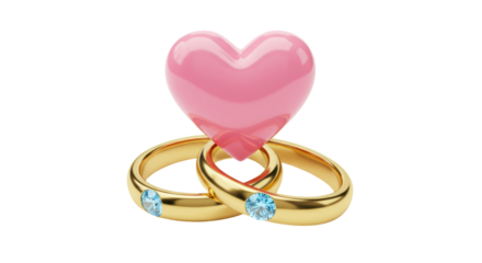 Isolated Wedding Rings