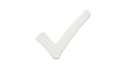 Isolated Hand Drawn Check Mark