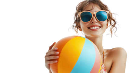 A person wearing sunglasses and holding isolated on white background PNG