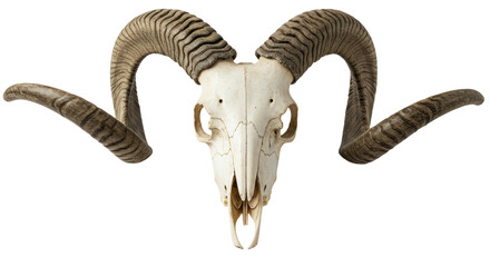 Isolated Ram Skull