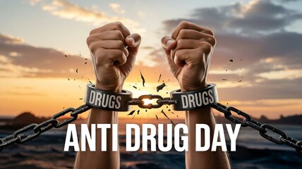 Anti-drug, Say no to drugs, Drug addiction, Drug-free, Stop drugs, Substance abuse, Rehabilitation, Recovery journey, Drug awareness, Anti-drug campaign, Breaking free, Freedom from addiction