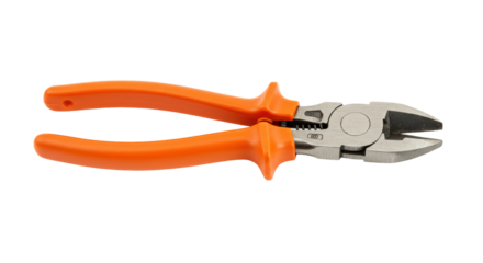 Isolated Wire Cutters with Orange Handles